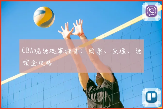 CBA现场观赛指南:购票、交通、场馆全攻略